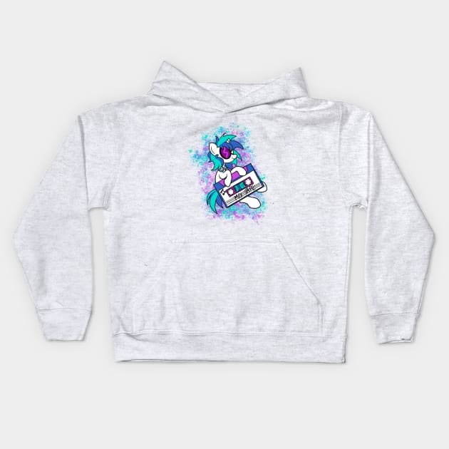 DJ pon3 Kids Hoodie by AmyNewBlue